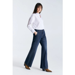 Cup of Joe Maxine wide leg jeans deep blue