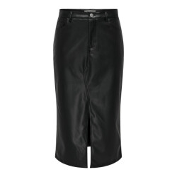 Only Onlkiri hw lo slit faux lea skirt c -