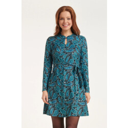 Smashed Lemon 24512 paisley bedrukte korte jurk |