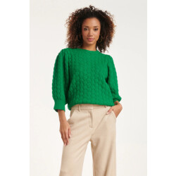 Smashed Lemon 24618 fel gebreide trui met structuur |