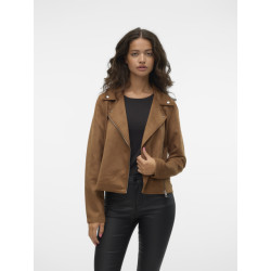 Vero Moda Vmjose ss24 short faux suede jacket