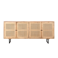 Lewis & Loft Dressoir lucas – met 4 deuren – fsc® mangohout