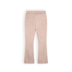 NoNo Meisjes flared pants velvet sady pearled ivory