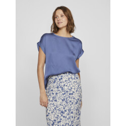 Vila Viellette s/s satin top/su noos