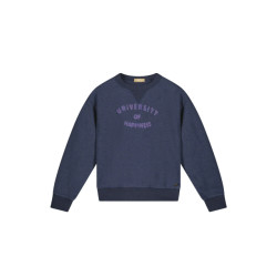 Like Flo Meisjes sweater demi blauw melee