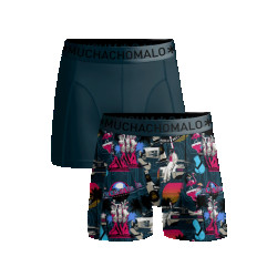 Muchachomalo Jongens 2-pack boxershorts miami vatos ace