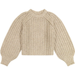 Wrangler Puff sleeve sweater oatmeal