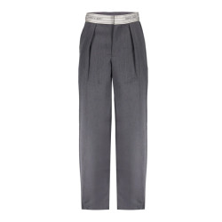 Frankie & Liberty Meisjes broek pixie 04.4 dark warm grey