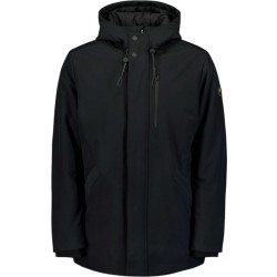 No Excess Jacket medium long fit hooded softs black