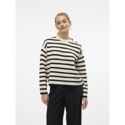 Vero Moda Vmsaba ls o-neck button pullover ga