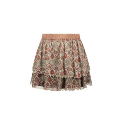 MAYCE Meisjes rok mesh paisley