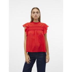 Vero Moda Vmtrine sl lace top wvn noos