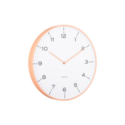 Karlsson wandklok circus rings peach orange- Ø40cm