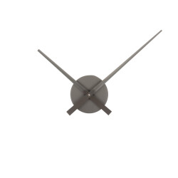 Karlsson wandklok little big time mini metallic metallic dark grey- Ø41cm