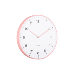 Karlsson wandklok circus rings flamingo pink- Ø40cm