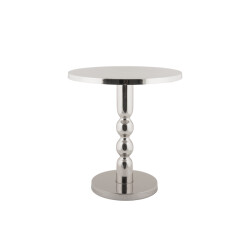 Leitmotiv bijzettafel sheen chrome plated