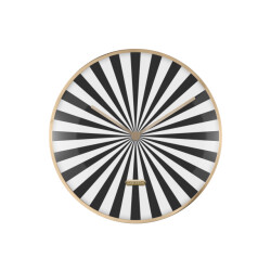 Karlsson wandklok candy swirl dome & wit- Ø40cm