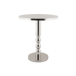 Leitmotiv bijzettafel sheen large chrome plated