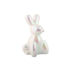 Present Time beeld konijn large white plated