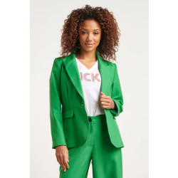 Smashed Lemon 23573 trendy blazer in felgroen