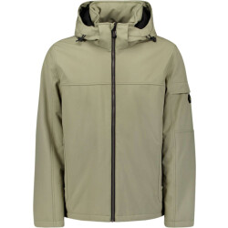No Excess Jacket short fit hooded softshell s smoke