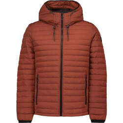 No Excess Jacket hooded short fit padded rusty