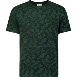 No Excess T-shirt crewneck allover printed ga dark green