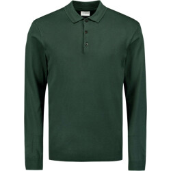 No Excess Pullover polo dark green