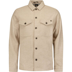 No Excess Overshirt button closure melange