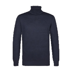 Michaelis Navy coltrui met geribde boord