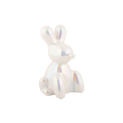 Present Time beeld konijn white plated