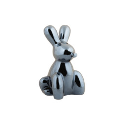 Present Time beeld konijn large black plated