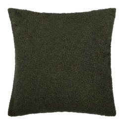 QUVIO Sierkussenhoes teddy 45x45cm – donker groen