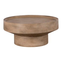 Lewis & Loft Salontafel luus fsc®-gecertificeerd mangohout rond ⌀80 cm mat