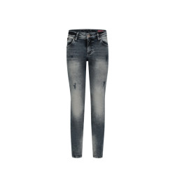 Ballin Amsterdam Jeans broek the noah donker denim