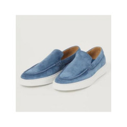 Giorgio 13781 suede loafer in het ( jeans )