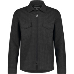 Blue Industry Overshirt black