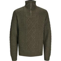 Jack & Jones Jprblunorth knit high neck sn olive night/melange