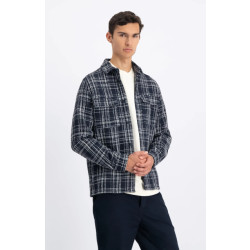 Law of the sea Hybris checked shirt 2433029 sky captain