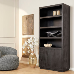 Starfurn Boekenkast brussel black | 90 cm