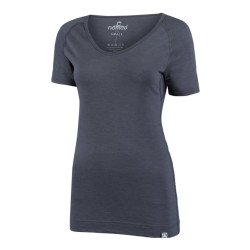 Nomad Pure merinowol t-shirt dames | graphite