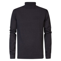 Petrol Industries M-3040-kwc260 knitwear collar basic navy