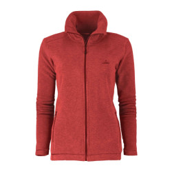 Nomad Fleece vest dames | mineral red