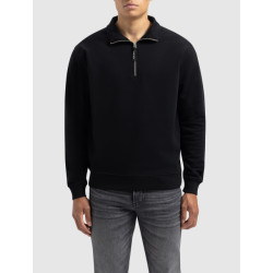 Pure Path Sideline wordmark halfzip sweater