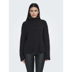 Only Onlqueenie ls contrast high neck pr