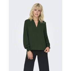Only Onlmette v-neck ls smock top noos w