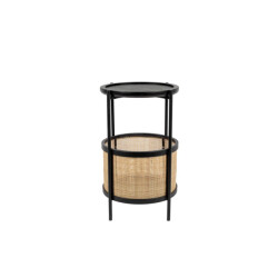 White Label Living Side table makoto black