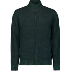 No Excess Cardigan 2 coloured melange dark green