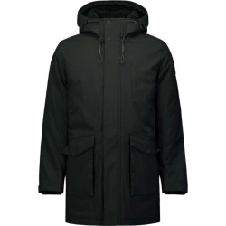 No Excess Jacket long fit hooded black