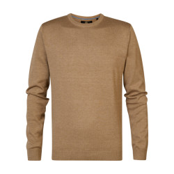 Petrol Industries men knitwear round neck basic m-3040-kwr201 7140 oak